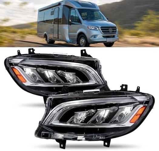19C MD SPRINTER (W/O LOGO) LED HEADLIGHT ASSY LH