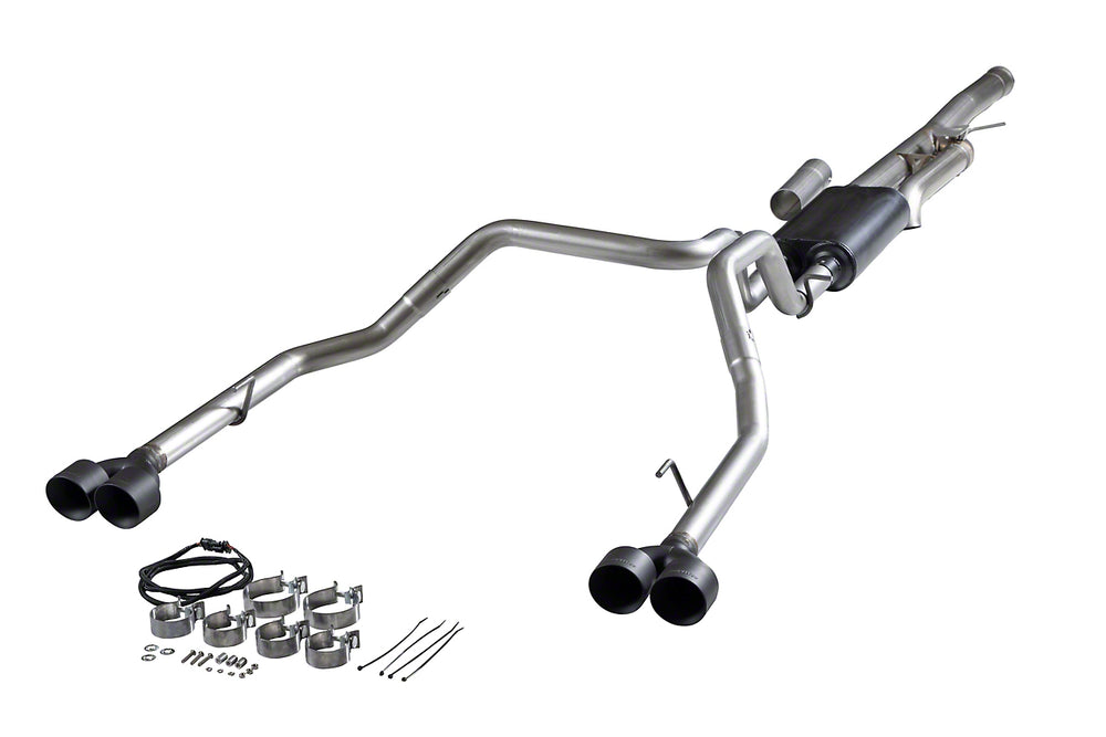 24C GM 1500 6.2L AMERICAN THUNDER CATBACK EXHAUST SYS 3.5IN2.5IN DUAL 304SS