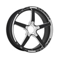 Weld S71 18x12 / 5x120.65mm BP / 8.6in. BS Black Center Polished Wheel (Extra Hi-Pad) - Non-Beadlock