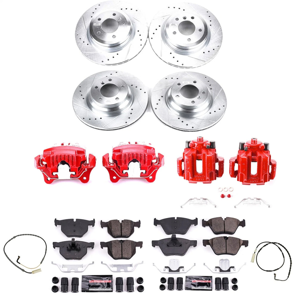 Power Stop 2006 BMW 330xi Front & Rear Z23 Evolution Sport Brake Kit w/Calipers