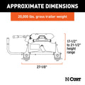 (KIT)A20 5TH WHEEL HITCH WITH ROLLER