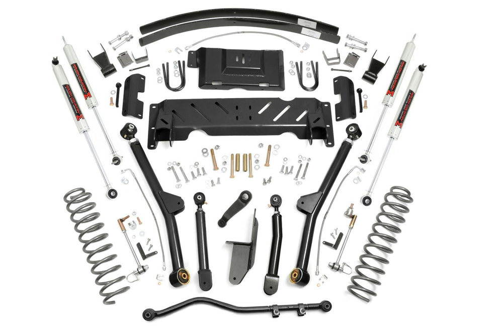 4.5 Inch Lift Kit Long Arm AAL NP242 M1 Jeep Cherokee XJ 4WD (84-01)