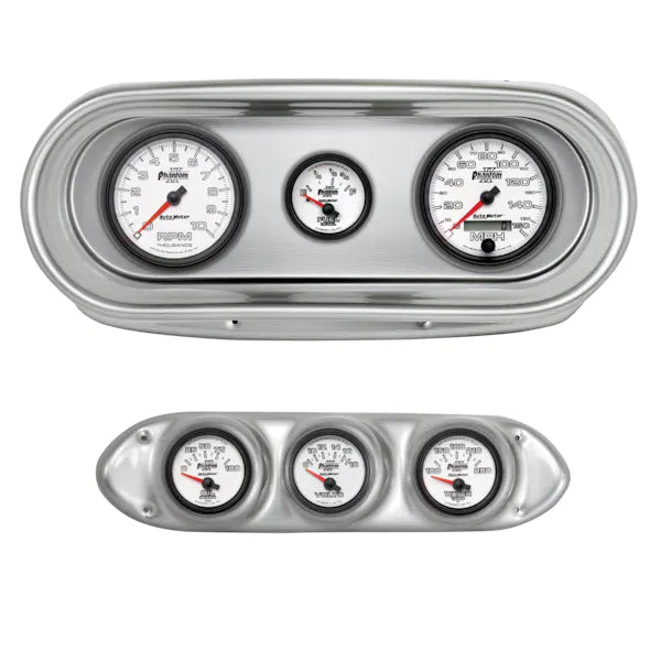 6265 NOVA DIRECT FIT DASH KIT TACH/MPH/FUEL/OIL P/WTMP/VOLT PHANTOM II