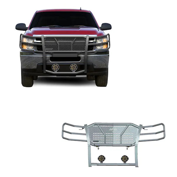 BLK RUGGED HD GRILLE GUARD KIT