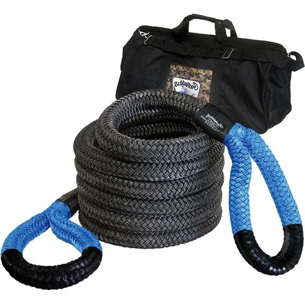 2IN X 30 EXTREME BUBBA ROPE BLUE EYES BREAKING STRENGTH: 52300 LBS
