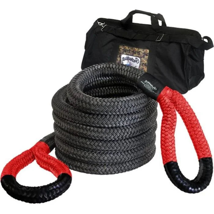 2IN X 30 EXTREME BUBBA ROPE RED EYES BREAKING STRENGTH: 131500 LBS.
