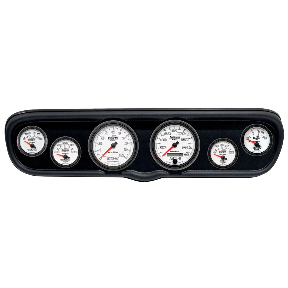 66 FORD MUSTANG 33/8IN X 2 & 21/16IN X 4 DIRECT FIT DASH KIT PHANTOM II