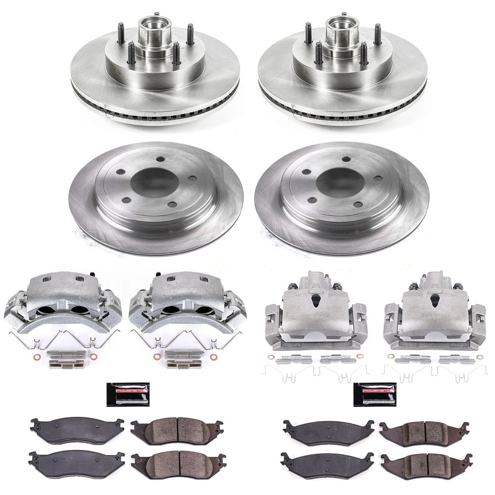 Power Stop 04-06 Ford E-150 Front & Rear Autospecialty Brake Kit w/Calipers