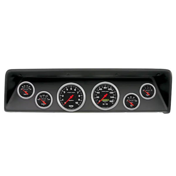 DIRECT FIT DASH KIT (3 3 8in X2 2 1 16in X4) CHEVROLET NOVA 66-67 SPORT-COMP