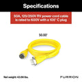 50FT 50A 125/250V MARINE POWER SMAR