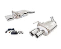 18C MUSTANG GT TWIN 3IN SS AXLEBACK EXHAUST SYS W/ OVAL VAREX MUFFLERS/QUAD TI