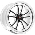 Weld S71 18x9 / 5x4.5 BP / 2.6in. BS Black Wheel (High Pad) - Non-Beadlock