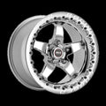 Weld S76 18x9 / 5x4.75 BP / 6.2in. BS Black Wheel (Low Pad) - Non-Beadlock