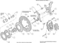 Wilwood Forged Dynalite Front Kit 11.75in 55-57 Chevy