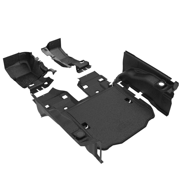 07-10 Jeep Wrangler JK 2DR full vehicle kit (front and rear flooring cargo mat wheelhouse covers (l/r) seatback cover) desert khaki
