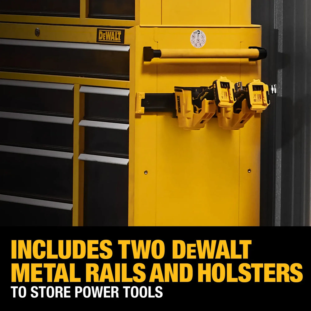 52IN 8DRAWER ROLLING TOOL CABINETBLACK/YELLOW