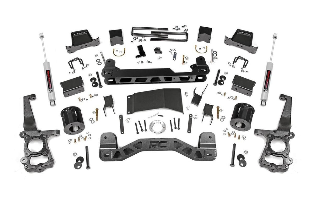 1x 1553BOX6 1x 1555BOX4 1x 557BOX2 1x 557BOX3 1x 557BOX1 6 Inch Lift Kit Ford F-150 4WD (2015-2020)