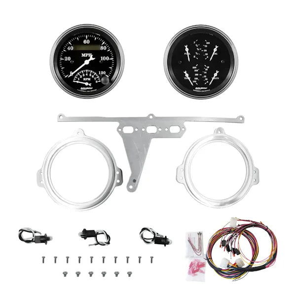 AutoMeter black gauge
