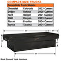 BLACK DIAMOND TREAD ALUMINUM CROSSOVER TRUCK TOOL BOX (13X20X63 INCH)