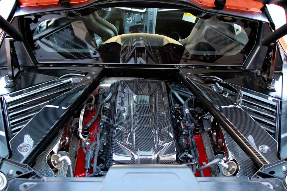 Carbon Fiber Engine bay Apperance Package Corvette c8