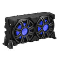 MWE 10-inch (25cm) Loaded Premium Marine Sub Enclosure w/Passive Radiator 4-ohm
