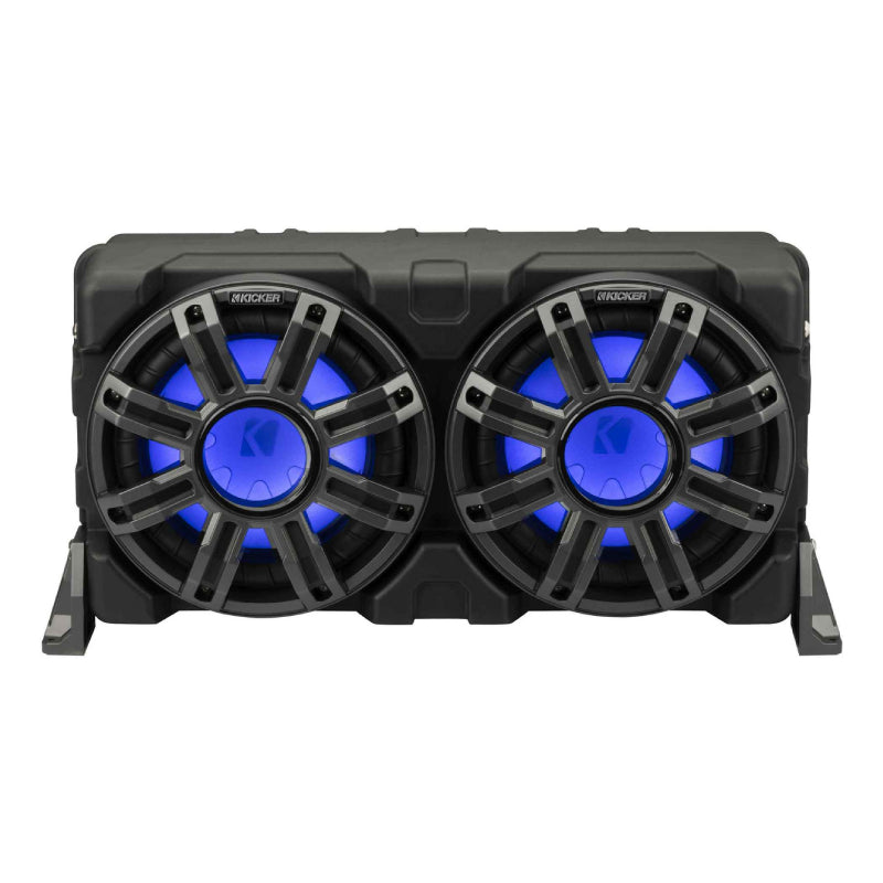 MWE 10-inch (25cm) Loaded Premium Marine Sub Enclosure w/Passive Radiator 4-ohm