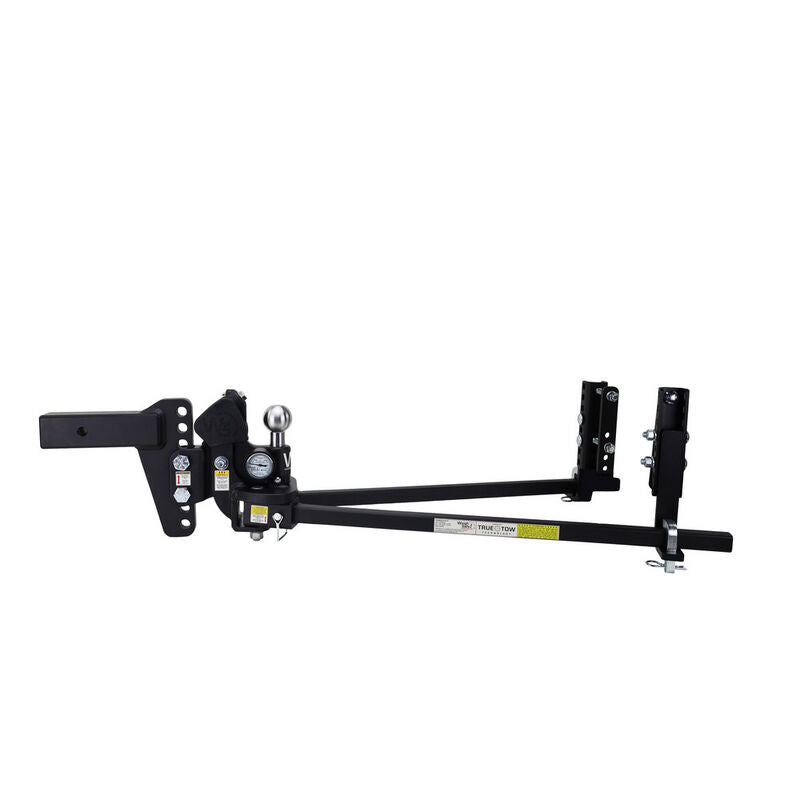 TRUE TOW HEAVYWEIGHT WEIGHT DISTRIBUTION HITCH 6IN DROP 2.5IN SHANK RATED FOR 22K GTWR