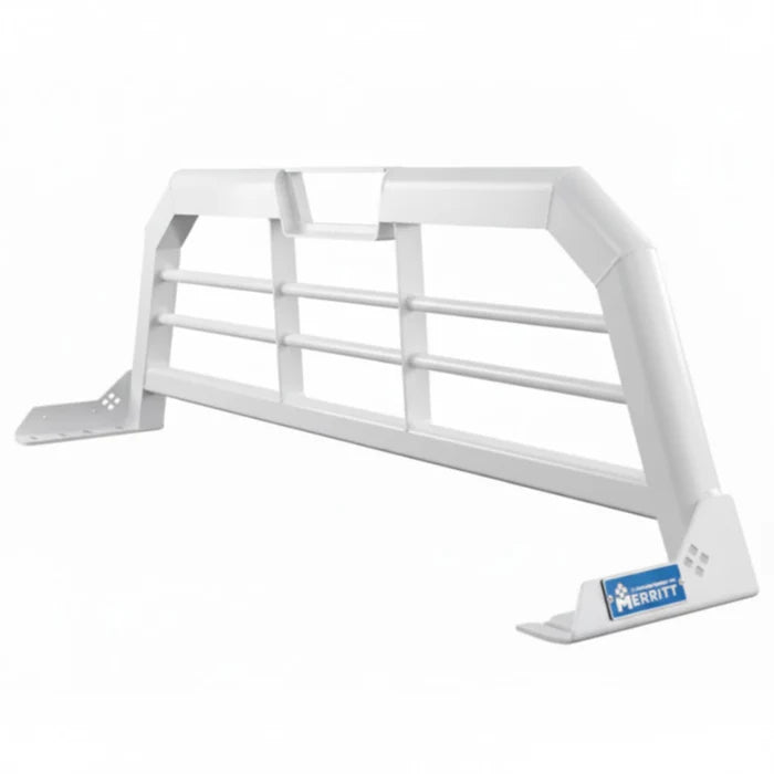 07C SILVERADO/SIERRA 2500/3500 HEADACHE RACK LT 22X73X48 W/LIGHT RELIEF WHITE