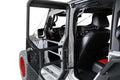 Fab Fours Front Full Tube Doors Fits 07-18 Wrangler (JK)