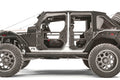 Fab Fours Front Full Tube Doors Fits 07-18 Wrangler (JK)
