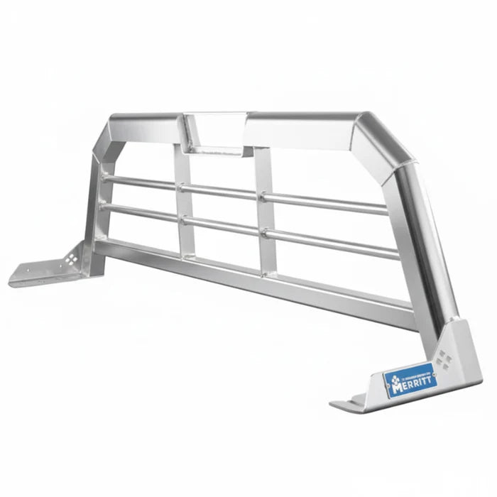 1722 F250/F350 SD HEADACHE RACK LT 25X73X46 W/LIGHT RELIEF MILL FINISH