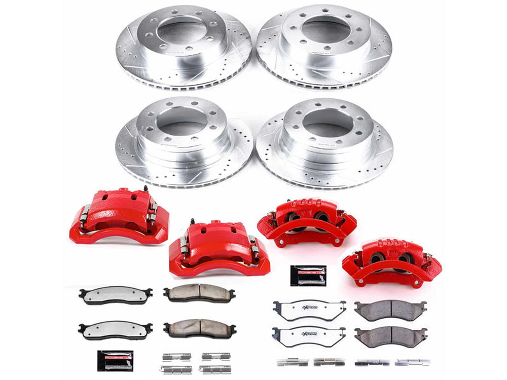 Power Stop 06-08 Dodge Ram 1500 Z23 Evolution Kit w/ Calipers - Front and Rear