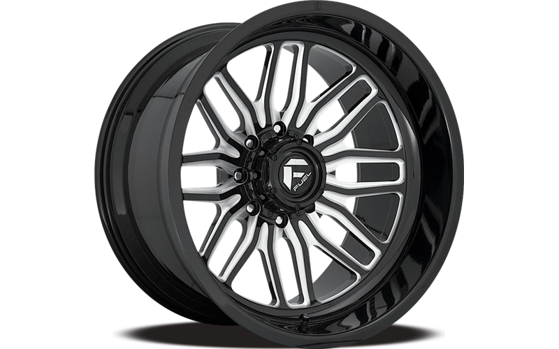 D66 22X8.25 8X200 MT-BLK-MIL -202MM