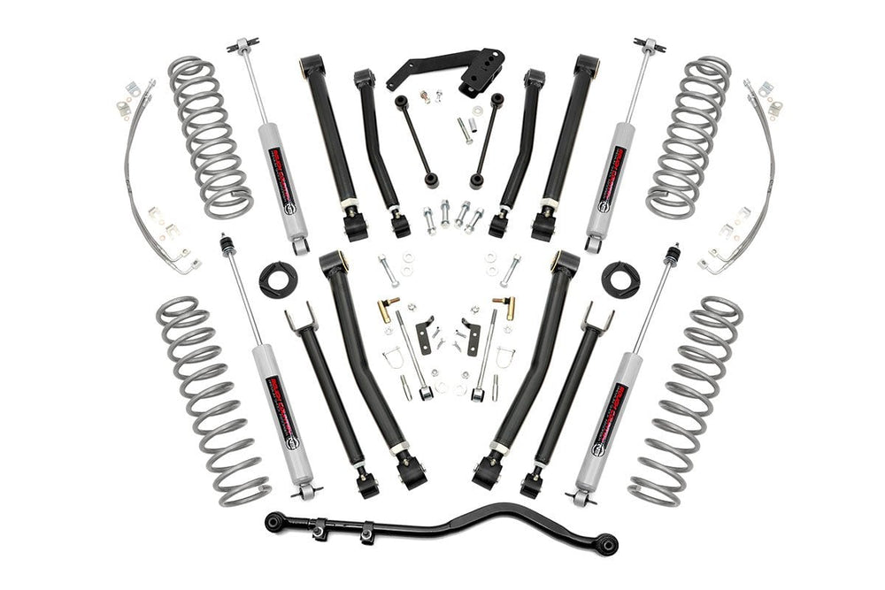 1x 1673XBOX4 1x 681BOX2 1x 674BOX1 1x 1673XBOX3 1x 1179 4 Inch Lift Kit X-Series Jeep Wrangler JK 2WD 4WD (2007-2018)
