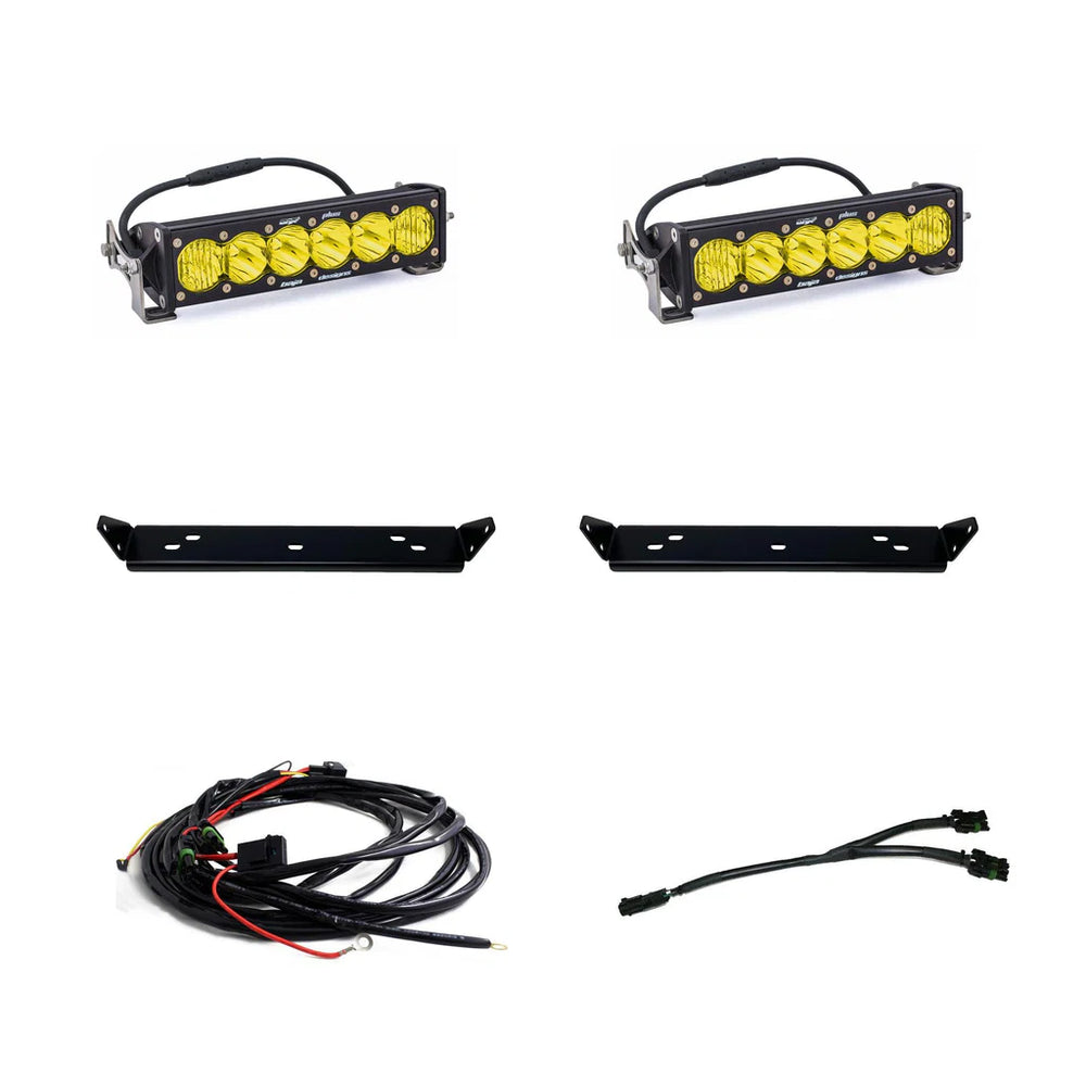 Baja Designs 2021+ Ford Raptor (Incl. 2024 R/37) Squadron Pro 2.0 Behind Grille Kit (MP) - Clear