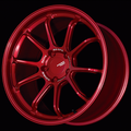 Advan RZ-DF2 for Porsche 20x9.0 / +56 Offset / 5x130 / 71.6mm Bore / Racing Candy Red