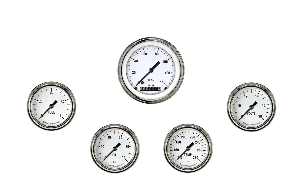 WHITE HOT 2 5/8IN FS 5 GAUGE SET-GM
