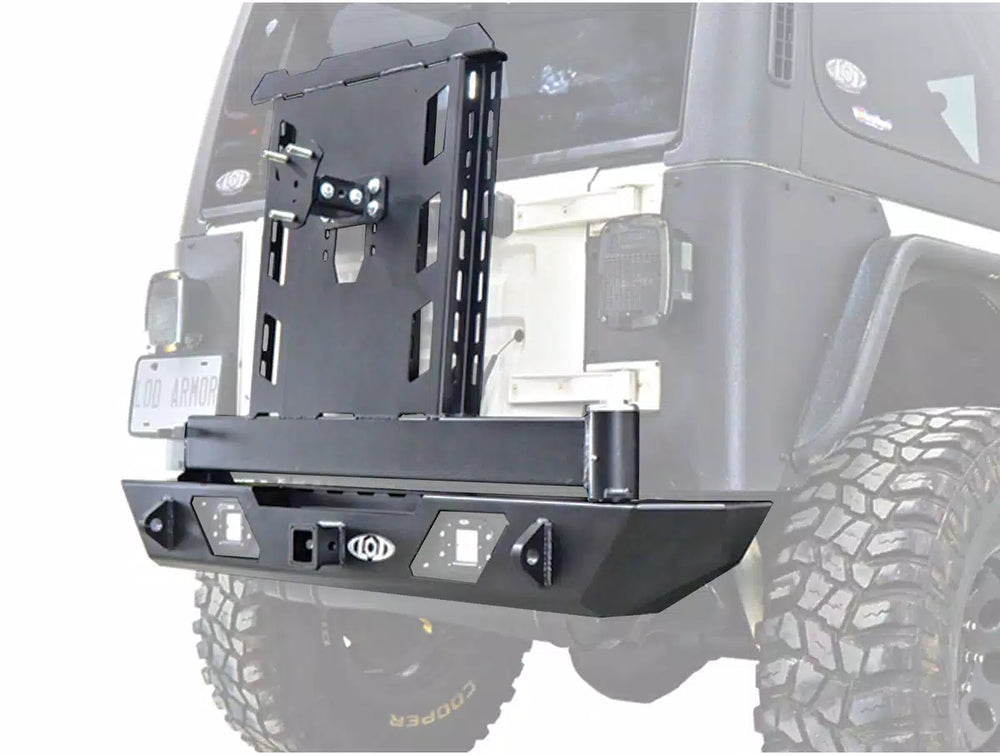 TJ LJ YJ Destroyer Rear Bumper w Tire Carrier