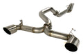 ETS Extreme Cat Back Exhaust System Non Resonated w/ Brushed Tips Ford Focus RS 2016