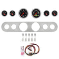 AutoMeter Sport-Comp 67-72 Ford Truck Billet Panel/Gauge Kit - 3-3/8in. (x2) & 2-1/16in. (x4)