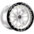 Weld Vitesse 15x10 / 5x4.75 BP / 7.5in. BS Black Wheel - Black Single Beadlock MT