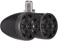 KMTC65 (165mm) Loaded Marine Dual Cans with 45KM654L speaker pairs; charcoal grill on black can