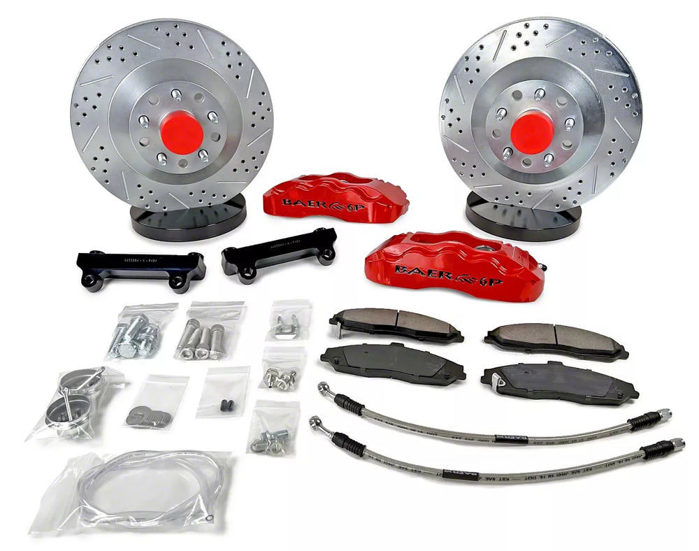 7071 FAIRLANE 13IN PRO COMPLETE FRONT BRAKE KIT SDZ BLACK