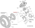 Wilwood Combination Parking Brake Rear Kit 12.19in Dia 0.81in Rotor Thickness - Black Drilled