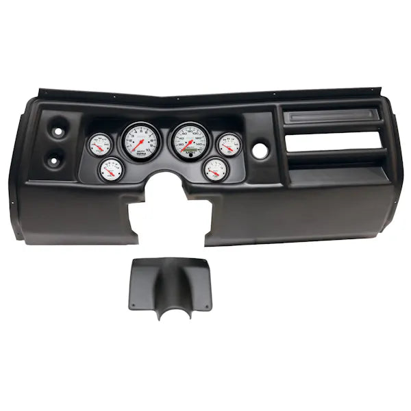 68 CHEVY CHEVELLE NO VENT 33/8IN X 2 & 21/16IN X 4 DIRECT FIT DASH KIT PHANTOM