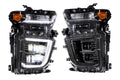 Morimoto XB Hybrid Headlights: Chevrolet Silverado HD (20-24) (Pair) - LF546