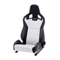 Recaro Sportster CS Passenger Seat - Black Vinyl/Black Suede