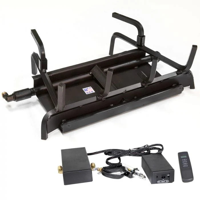 ASSEMBLED 30IN 2 BURNER PROPANE W/BATTERY ELECTRONIC AND REMOTE SYSTEM