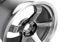 Advan GT Beyond 18x12 +25 5-114.3 Machining/Hyper Platinum Black Wheel