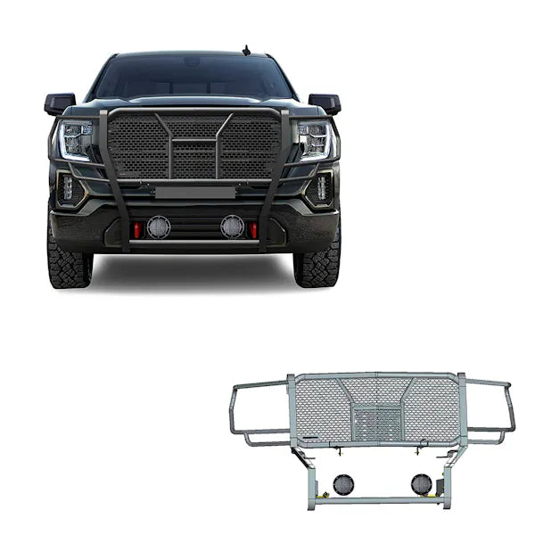 BLK RUGGED HD GRILLE GUARD KIT